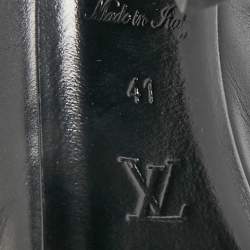 مملوكة مسبقًا Louis Vuitton Black Monogram Canvas and Leather Matchmake Slingback Pumps Size 41