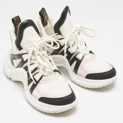 Louis Vuitton Multicolor Leather and Mesh LV Archlight Sneakers Size 39.5