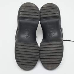 Louis Vuitton Black Mesh and Monogram Canvas Archlight Sneakers Size 39