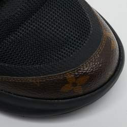 Louis Vuitton Black Mesh and Monogram Canvas Archlight Sneakers Size 39