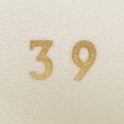 Pre Owned Louis Vuitton White Leather and Monogram PVC Time Out Sneakers Size 39