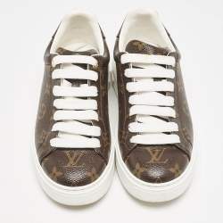 Louis Vuitton Monogram Canvas Time Out Sneakers Size 37