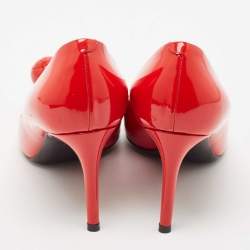 Louis Vuitton Red Patent Leather Betty Pumps Size 36.5