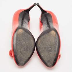Louis Vuitton Red Patent Leather Betty Pumps Size 36.5