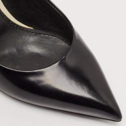 Louis Vuitton Black Patent Leather Eyeline Pumps Size 36.5