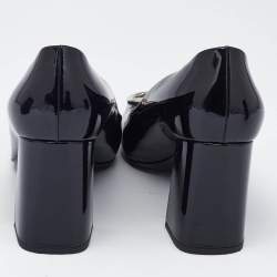 Louis Vuitton Black Patent Leather Madeleine Pumps Size 39