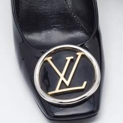 Louis Vuitton Black Patent Leather Madeleine Pumps Size 39