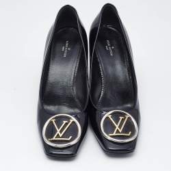 Louis Vuitton Black Patent Leather Madeleine Pumps Size 39