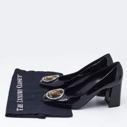 Louis Vuitton Black Patent Leather Madeleine Pumps Size 39