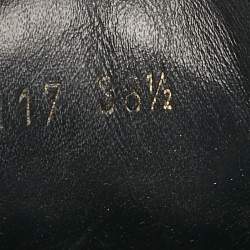 Louis Vuitton Black/Brown Mesh and Monogram Canvas Run Away Sneakers Size 38.5
