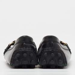 Louis Vuitton Black Leather Oxford Loafers Size 37