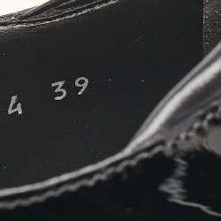 Louis Vuitton Black Patent Leather Ruby Derby Size 39