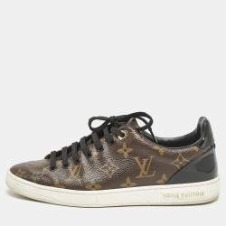Louis Vuitton Monogram Canvas and Patent Leather Frontrow Sneakers Size 36.5