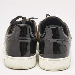Louis Vuitton Monogram Canvas and Patent Leather Frontrow Sneakers Size 36.5