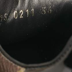 Louis Vuitton Monogram Canvas and Patent Leather Frontrow Sneakers Size 36.5