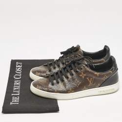 Louis Vuitton Monogram Canvas and Patent Leather Frontrow Sneakers Size 36.5