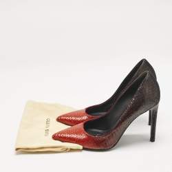 Louis Vuitton Ombre Orange Sequins Liza Pumps Size 38