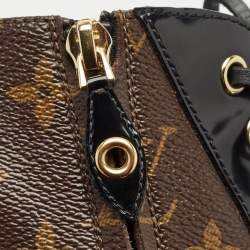 Louis Vuitton Brown/Black Monogram Canvas and Leather Star Trail Ankle Length Boots Size 39