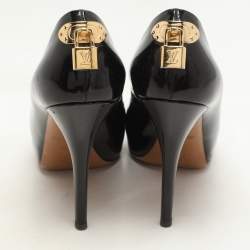 Louis Vuitton Dark Burgundy Patent Leather Oh Really! Pumps Size 39