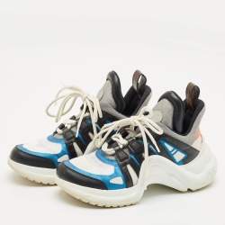 Louis Vuitton Multicolor Leather and Mesh LV Archlight Sneakers Size 38