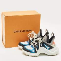 Louis Vuitton Multicolor Leather and Mesh LV Archlight Sneakers Size 38