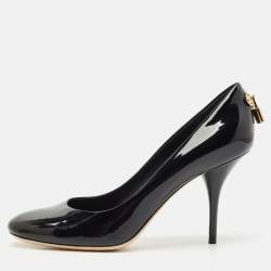 Louis Vuitton Black Patent Leather Oh Really!  Pumps Size 39