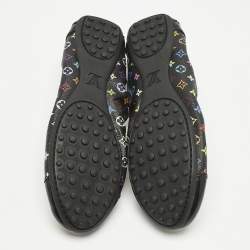 Louis Vuitton Multicolor Monogram Canvas Dice Scrunch Ballet Flats Size 36