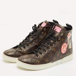 Louis Vuitton Monogram Canvas World Tour Sneakers Size 41