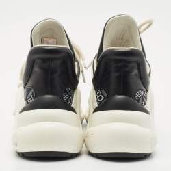 Louis Vuitton White/Blue Monogram Canvas and Fabric Archlight Low Top Sneakers Size 39
