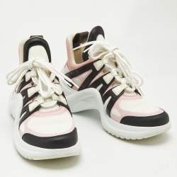 Louis Vuitton Multicolor Leather and Mesh Archlight Sneakers Size 39