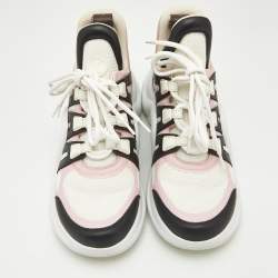 Louis Vuitton Multicolor Leather and Mesh Archlight Sneakers Size 39