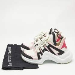 Louis Vuitton Multicolor Leather and Mesh Archlight Sneakers Size 39