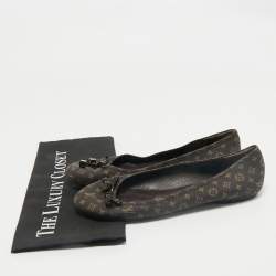 Louis Vuitton Brown Monogram Canvas Idylle Debbie Ballet Flats Size 39