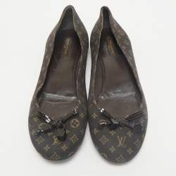 Louis Vuitton Brown Monogram Canvas Idylle Debbie Ballet Flats Size 39