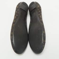 Louis Vuitton Brown Monogram Canvas Idylle Debbie Ballet Flats Size 39
