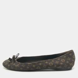 Louis Vuitton Brown Monogram Canvas Idylle Debbie Ballet Flats Size 39