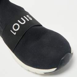 Louis Vuitton Black Knit Fabric Aftergame Sock Sneakers Size 38.5