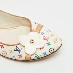 Louis Vuitton Multicolore Monogram Canvas Ballet Flats Size 38.5
