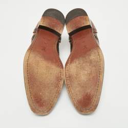 Louis Vuitton Brown Leather Tomboy Richelieu Oxfords Size 39