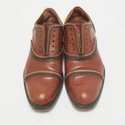 Louis Vuitton Brown Leather Tomboy Richelieu Oxfords Size 39