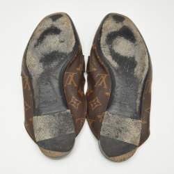 Louis Vuitton Brown Monogram Canvas Upper Case Sandals Size 41