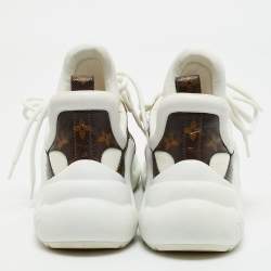 Louis Vuitton Brown Monogram Canvas and Mesh Archlight Sneakers Size 37