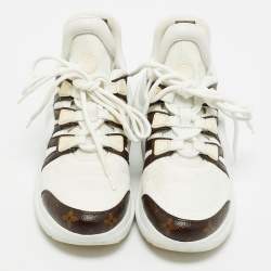 Louis Vuitton Brown Monogram Canvas and Mesh Archlight Sneakers Size 37