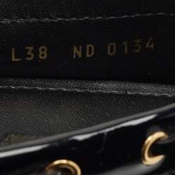 Louis Vuitton Two Tone Monogram Empreinte Patent Gloria Loafers Size 38