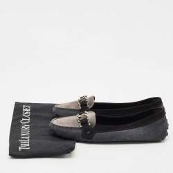 Louis Vuitton Tricolour Suede Oxford Loafers Size 39