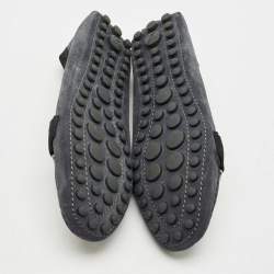 Louis Vuitton Tricolour Suede Oxford Loafers Size 39