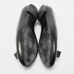 Louis Vuitton Black Leather Lovely Ballet Flats Size 38