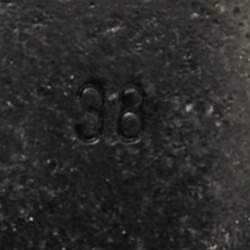 Pre Owned حذاء فلات باليه لوي فيتون إلبا غطاء مقدمة جلد وسويدي بنفسجي مقاس 37.5