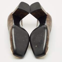 Louis Vuitton Brown Monogram Canvas Madeleine Pumps Size 38.5 