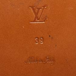 Pre Owned حذاء سلايد فلات لوى فيتون مونوجرام متنوع الألوان بقماش لوك إت باي ذا بول مقاس 39